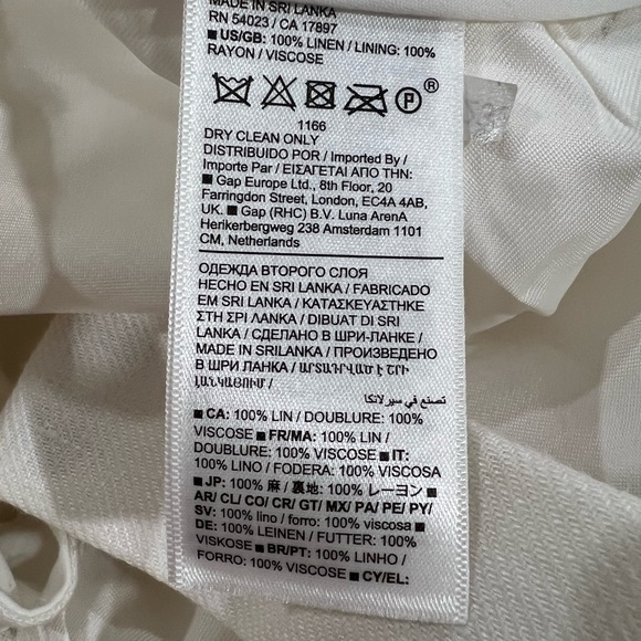 Banana Republic Salma Wide Leg Linen Pants - Picture 7 of 8